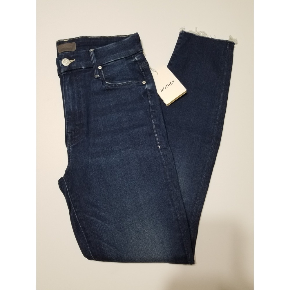 Mother Denim High Waist Looker Ankle Fray Skinny Tongue In Chic NWT 24, 26 $228 - Picture 8 of 16
